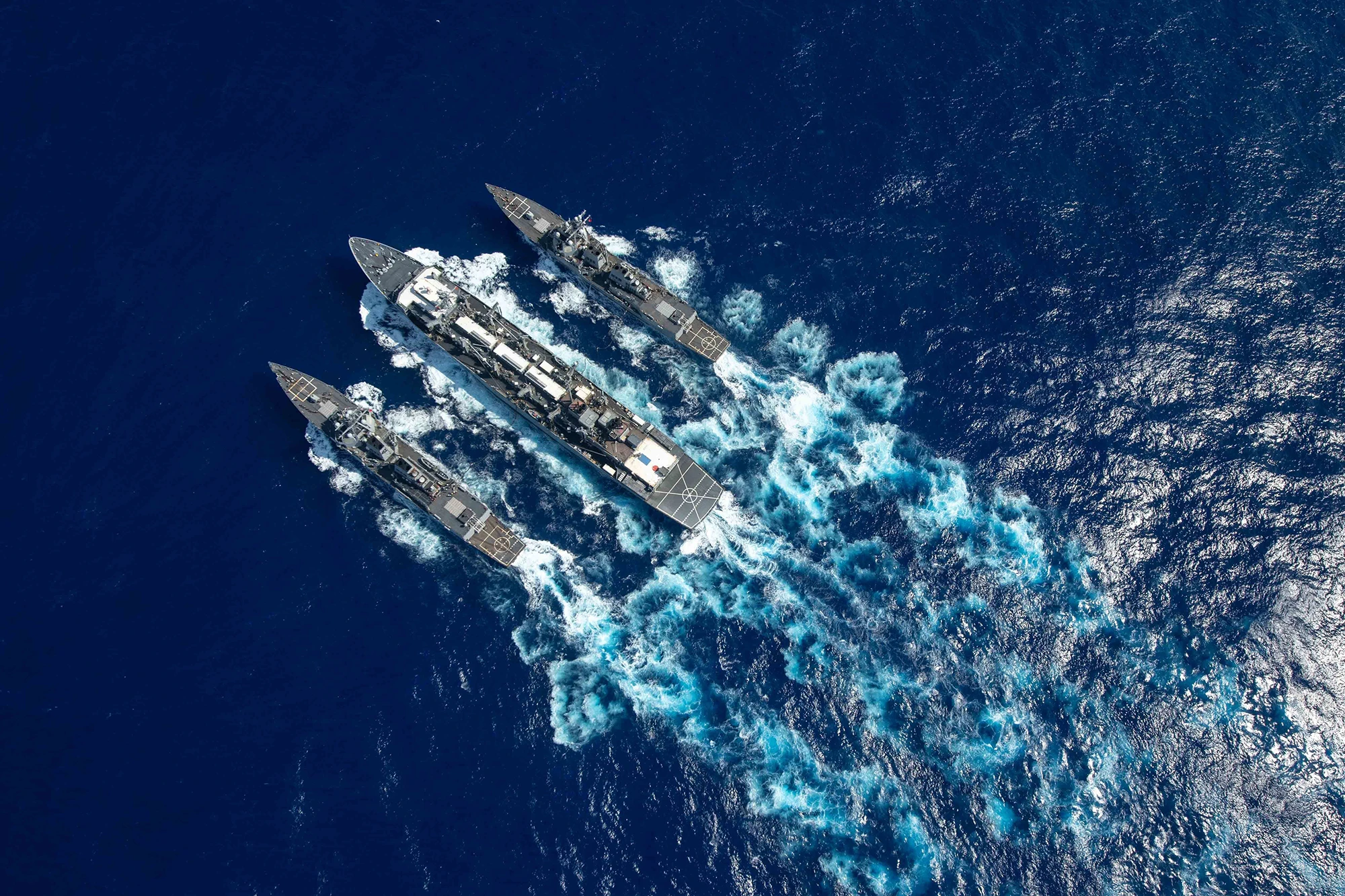 ships from above